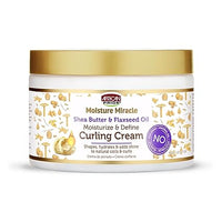 Thumbnail for African Pride Moisture Miracle Shea Butter & Flaxseed Oil Moisturize & Define Curling Cream 12 oz. - Elevate Styles