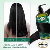 Thumbnail for Difeel Rosemary & Mint Strengthening Shampoo 12oz - Elevate Styles