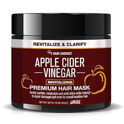Hair Chemist Apple Cider Vinegar Revitalizing Premium Hair Mask 12 oz - Elevate Styles