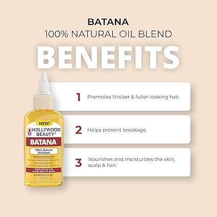 Hollywood Beauty Batana 100% Natural Oil Blend2 oz - Elevate Styles