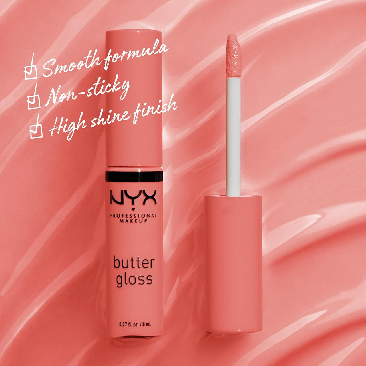 NYX Professional Makeup Butter Gloss - Creme Brulee - 0.27 fl. oz. / 8 mL