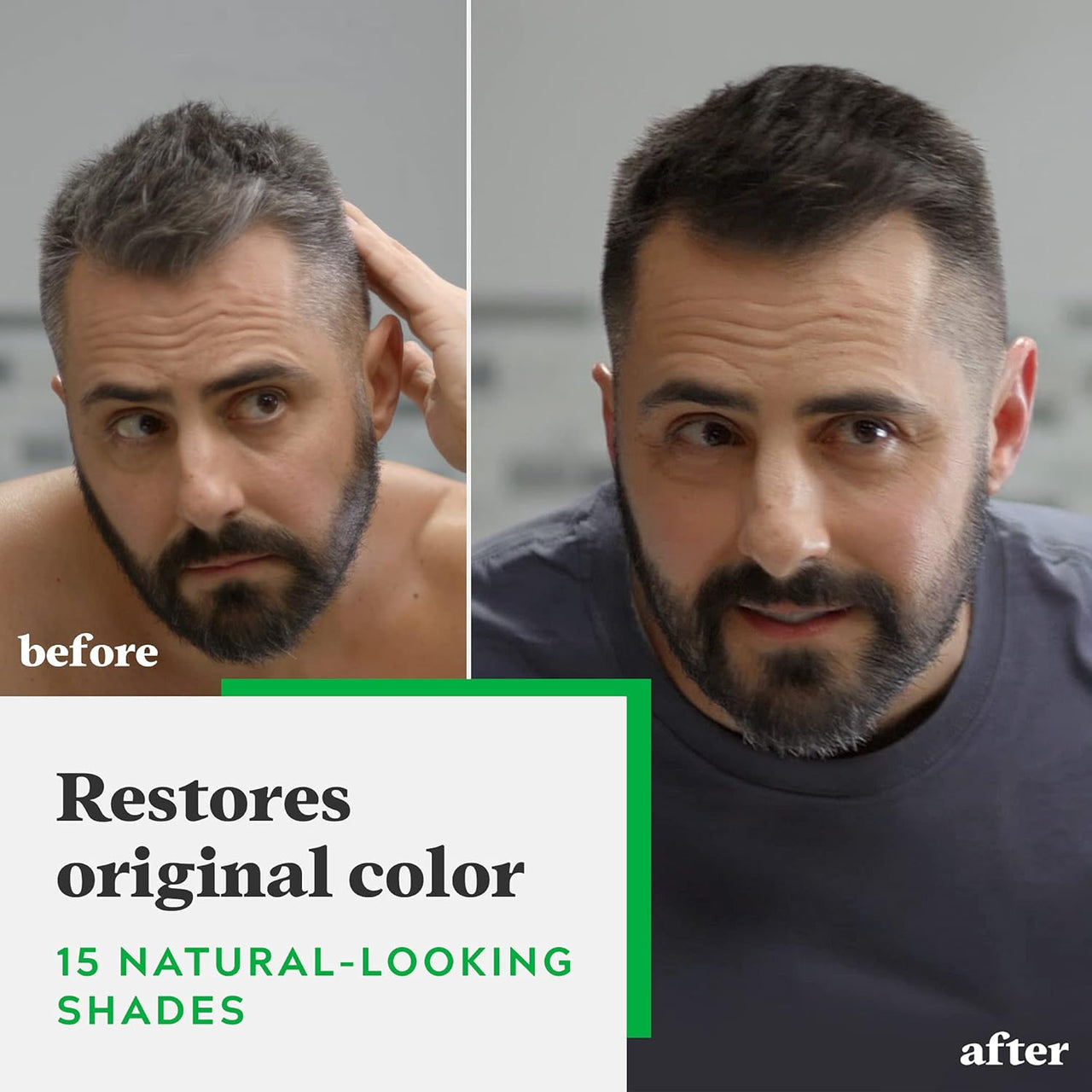 Just For Men Shampoo-In Color Darkest Brown-Black - Elevate Styles