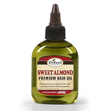 Difeel Sweet Almond Premium Hair Oil 2.5oz - Elevate Styles