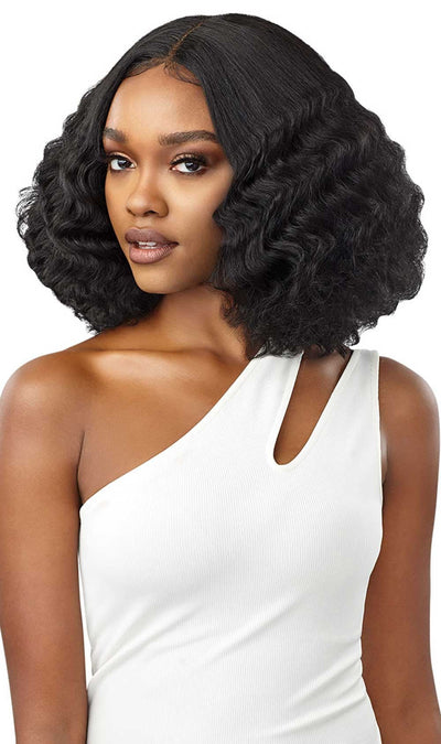 Outre Synthetic Pre-Plucked HD Transparent Lace Front Wig Soleil - Elevate Styles
