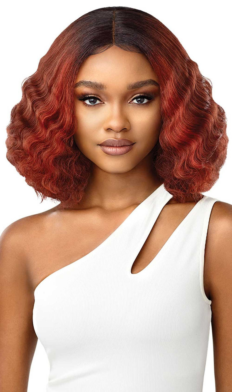 Outre Synthetic Pre-Plucked HD Transparent Lace Front Wig Soleil - Elevate Styles