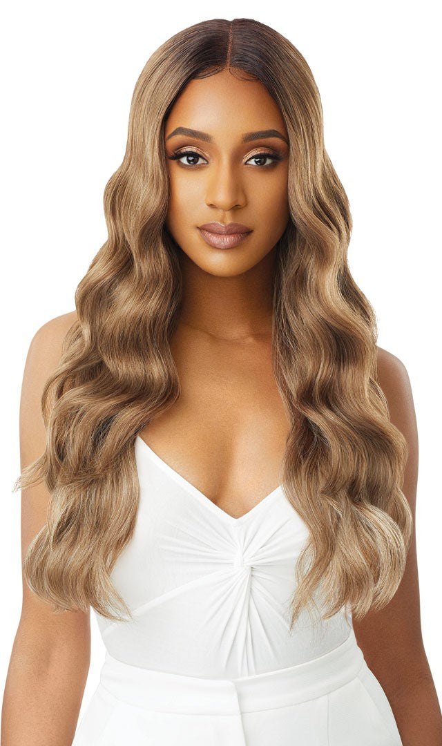 Outre Synthetic Sleek Lay Part HD Transparent Lace Front Wig Idina - Elevate Styles