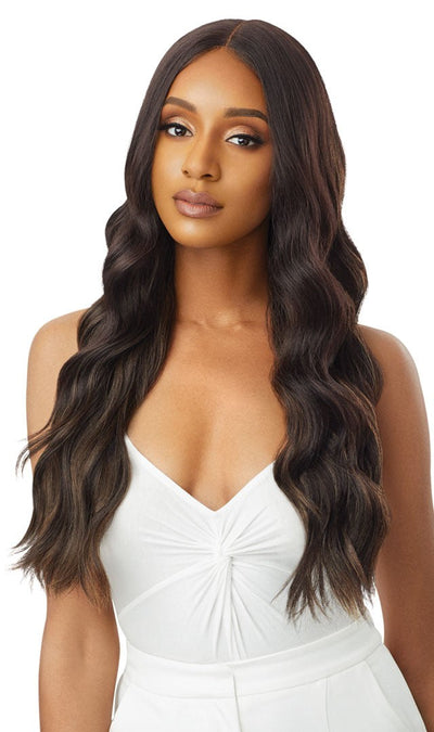 Outre Synthetic Sleek Lay Part HD Transparent Lace Front Wig Idina - Elevate Styles
