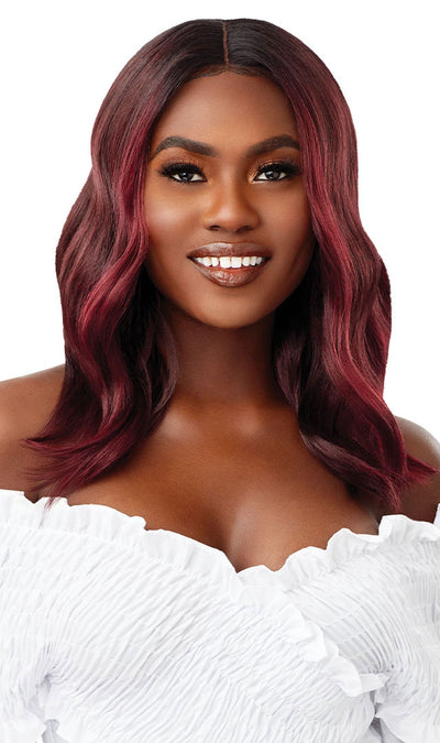 Outre Synthetic Pre-Plucked HD Transparent Lace Front Wig Every 8 - Elevate Styles
