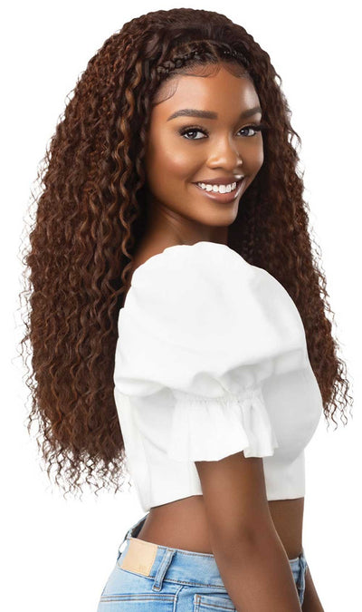 Outre 13x2 HD Pre-Braided Lace Front Wig Halo Stitch Braid 26" - Elevate Styles
