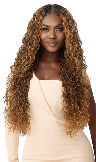 Outre Melted Hairline Collection - HD Swiss Curly Lace Front Wig Rafaella - Elevate Styles