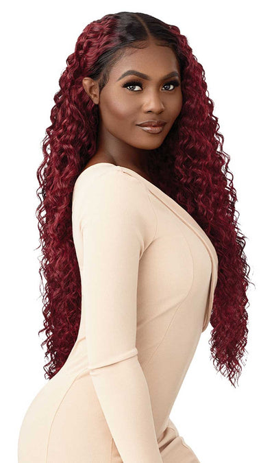 Outre Melted Hairline Collection - HD Swiss Curly Lace Front Wig Rafaella - Elevate Styles
