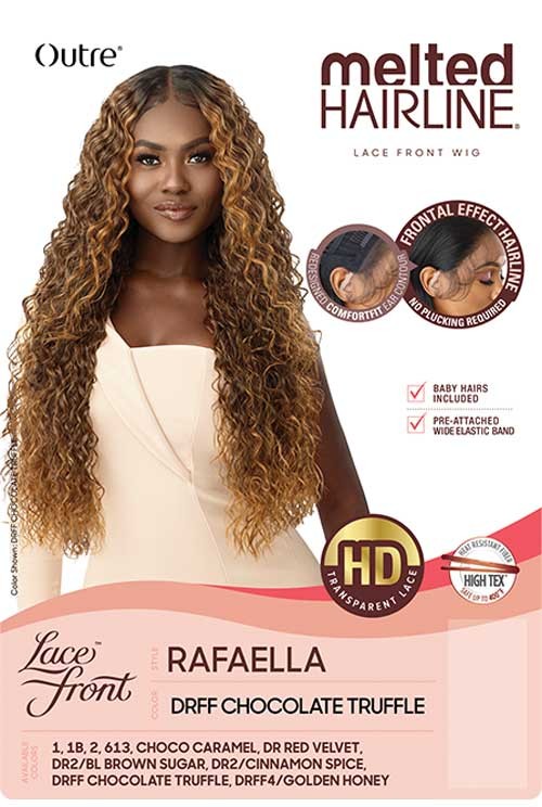 Outre Synthetic Melted Hairline HD Lace Front Wig Rafaella QLMHRAF