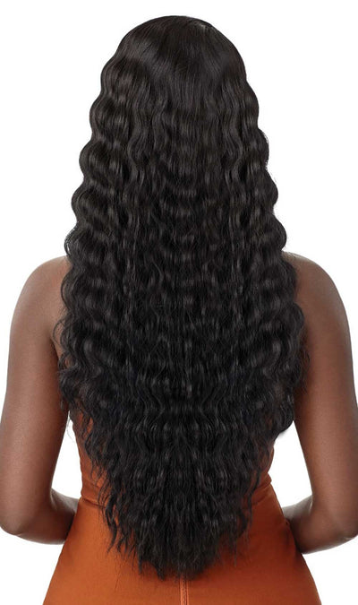 Outre Synthetic Crimp Wave HD Transparent Lace Front Wig Azalyn 28" - Elevate Styles
