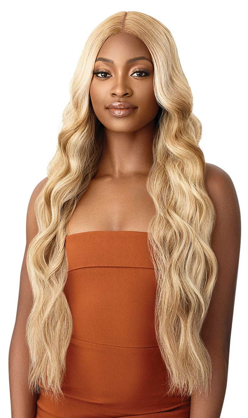 Outre Synthetic LONG WAVY HD Transparent Lace Front Wig Karrington 30" - Elevate Styles