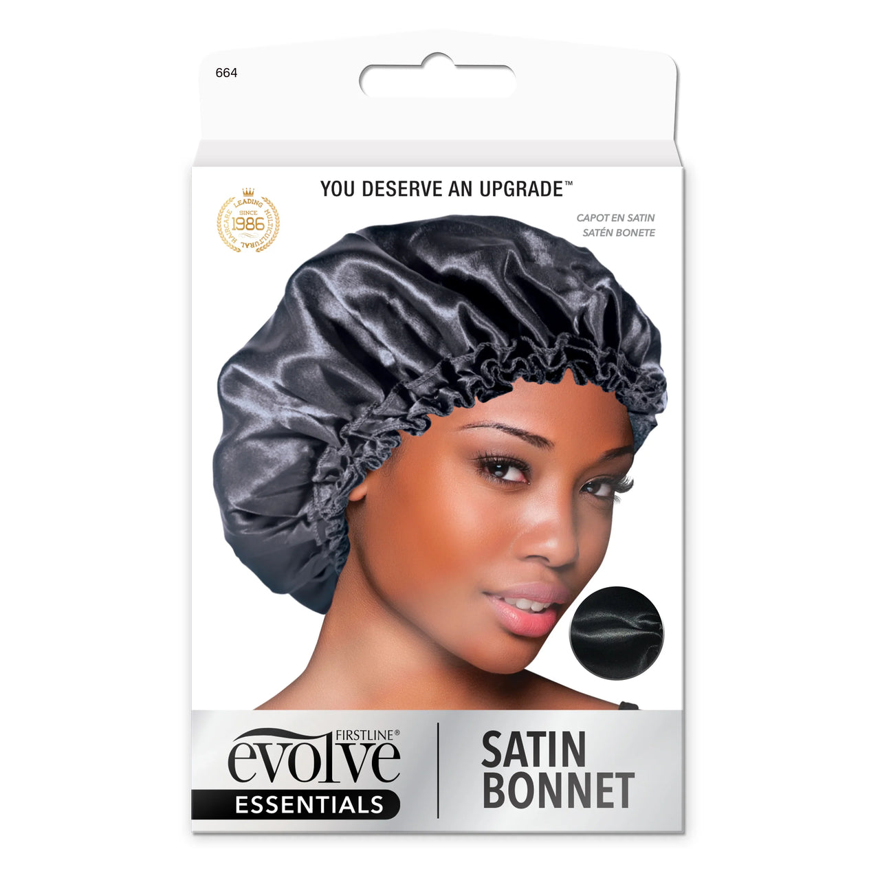 Evolve Essentials Satin Bonnet Black 664 - Elevate Styles