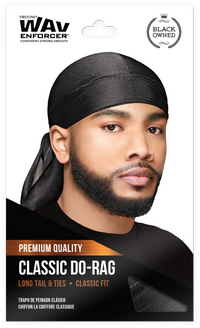 Thumbnail for Firstline Wav Enforcer Classic Do Rag Black 103