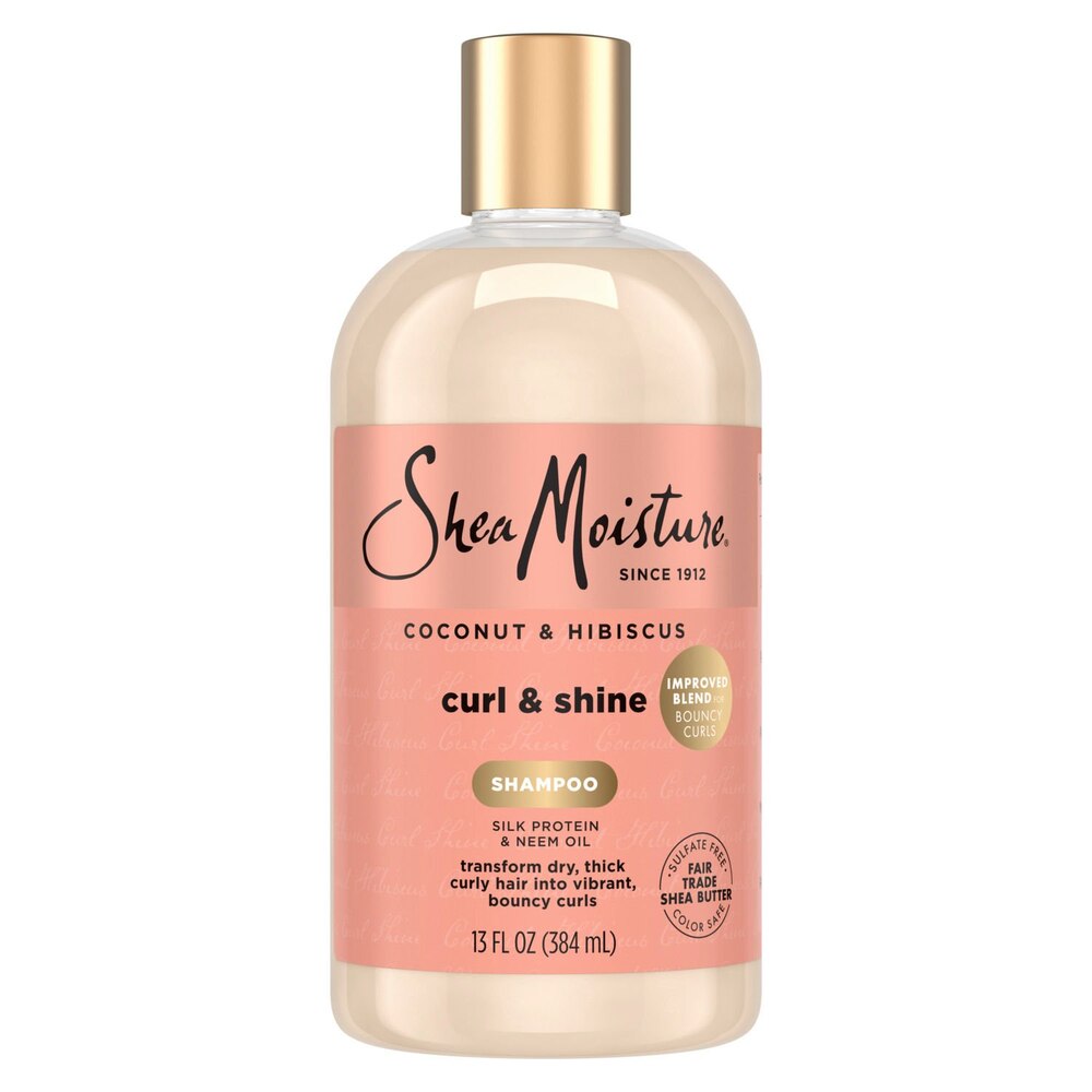 SheaMoisture Coconut & Hibiscus Curl & Shine Shampoo 13 fl. oz. / 384 mL