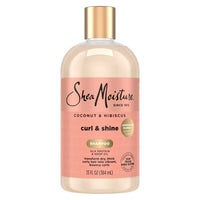 Thumbnail for SheaMoisture Coconut & Hibiscus Curl & Shine Shampoo 13 fl. oz. / 384 mL