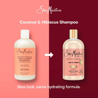 Thumbnail for SheaMoisture Coconut & Hibiscus Curl & Shine Shampoo 13 fl. oz. / 384 mL