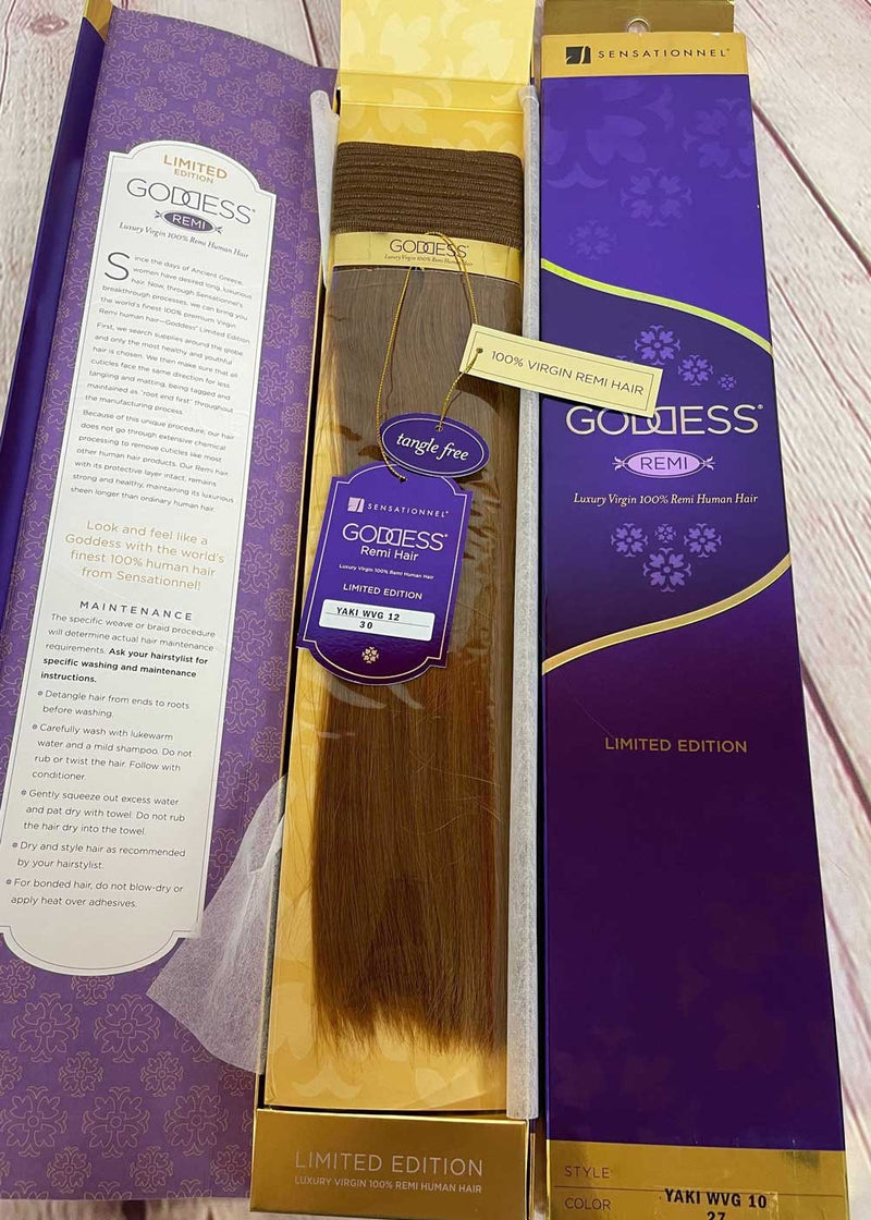 Sensationnel Goddess Select Remi Limited Edition 100% Remi Human Hair Weaving 10" - Elevate Styles