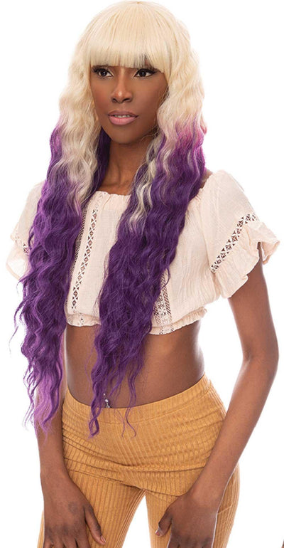 Awesome Water Color Collection Premium Human Blend Wig HB.WILLOW 30" - Elevate Styles
