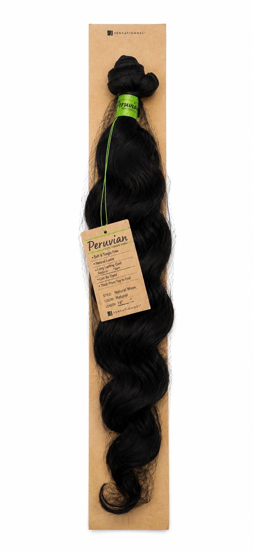 Sensationnel Bare & Natural Peruvian Loose Deep Virgin Remi Hair 14"-24"