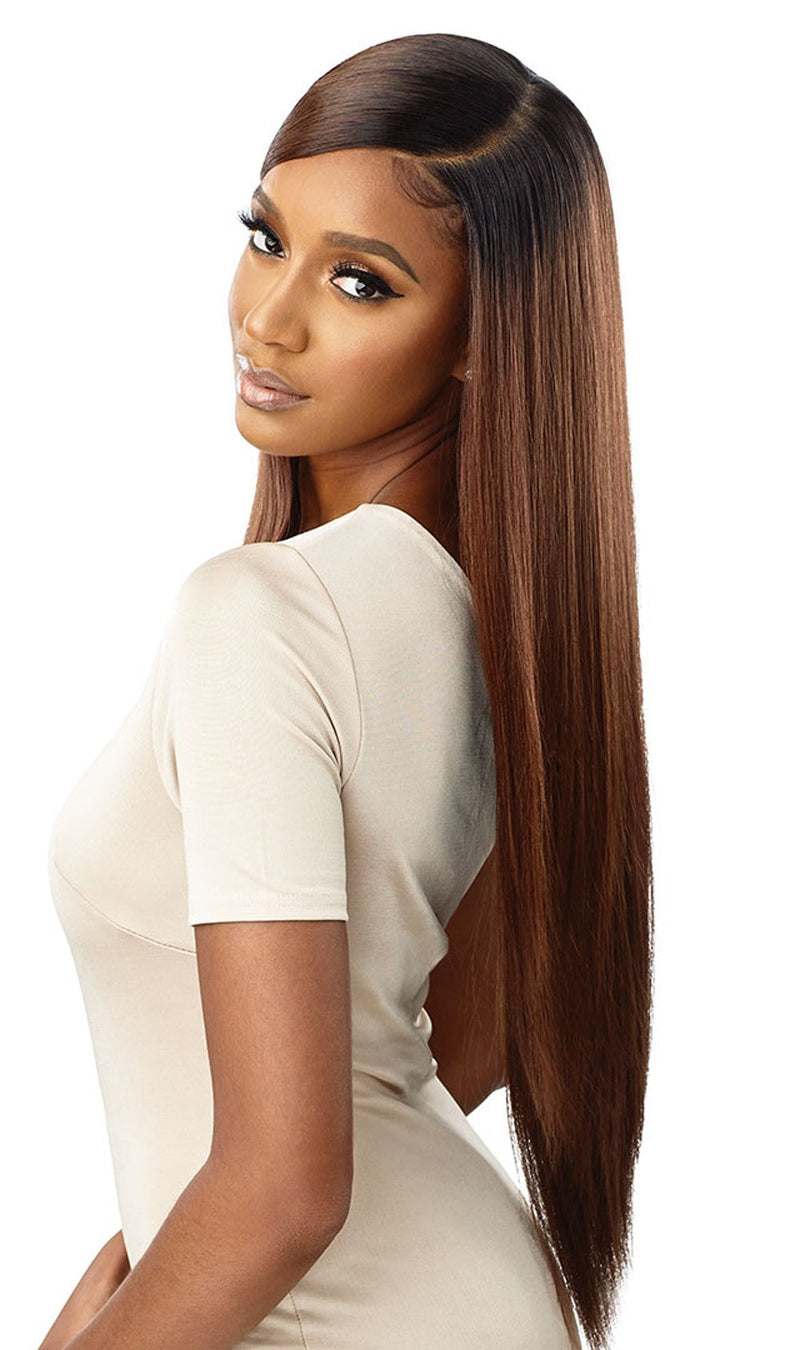 Outre Synthetic Lace Front Wig Sleeklay Part Darby - Elevate Styles