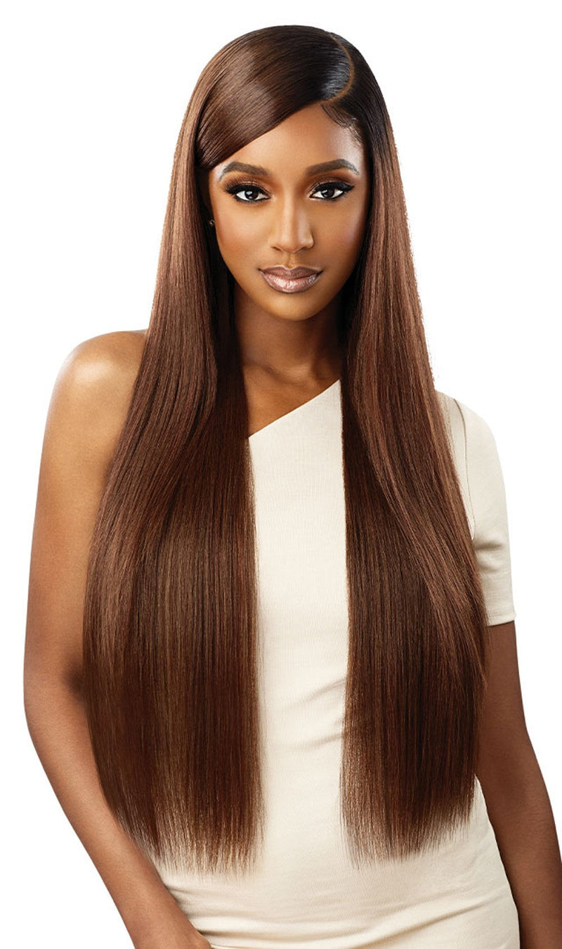 Outre Synthetic Lace Front Wig Sleeklay Part Darby - Elevate Styles