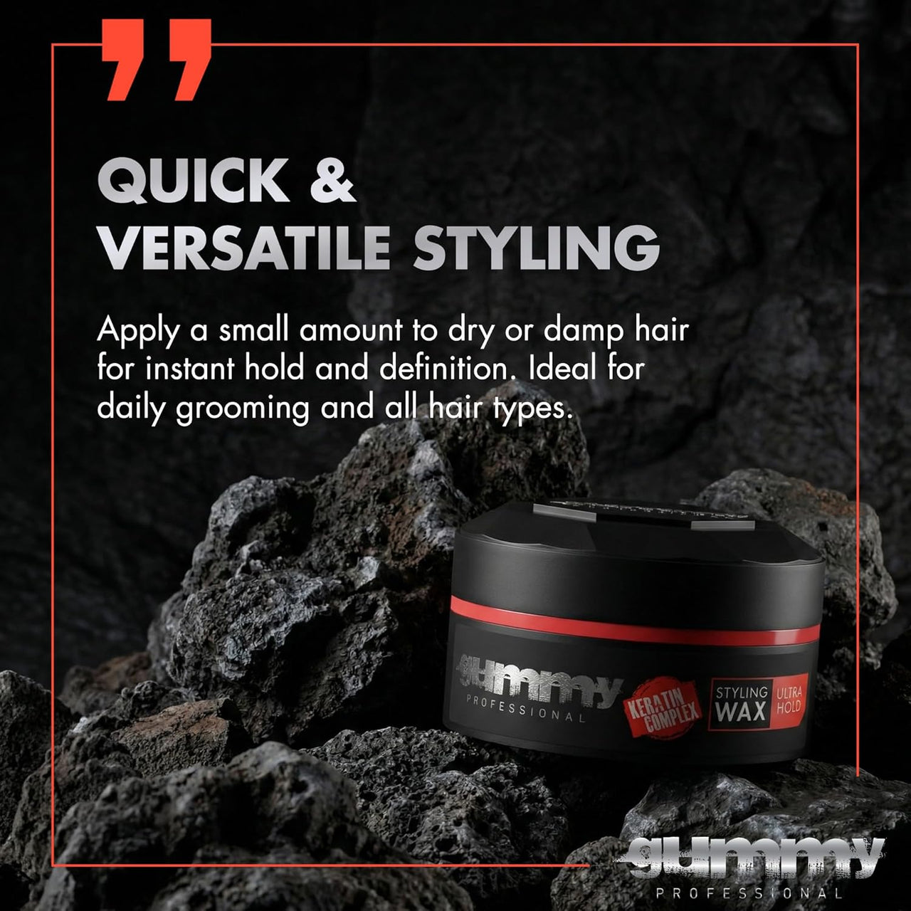 Gummy Professional Styling Wax Ultra Hold (red) 5.07 fl oz