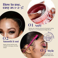Thumbnail for RED by Kiss Edge Fixer 24 Hour Max Hold – Red Apple (100 mL)