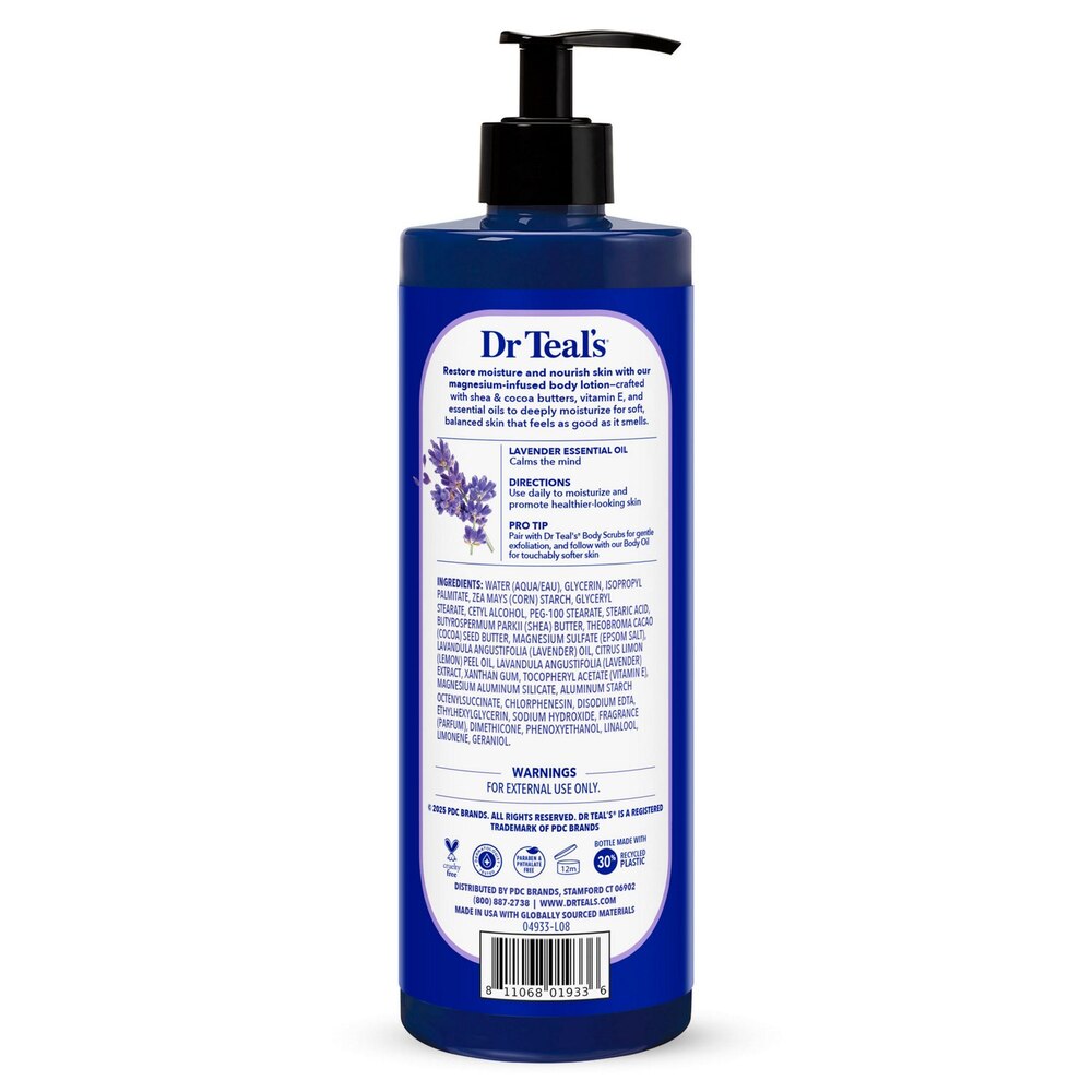Dr Teal's Soothe & Sleep Body Lotion with Lavender (532 mL / 18 FL OZ)