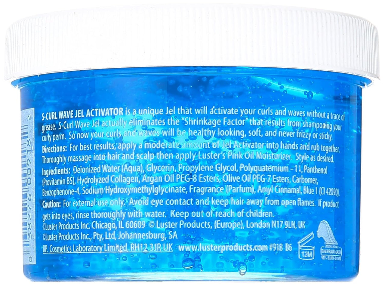 Luster's S-Curl Curl & Wave Jel Activator 10.5 Oz. / 297 g