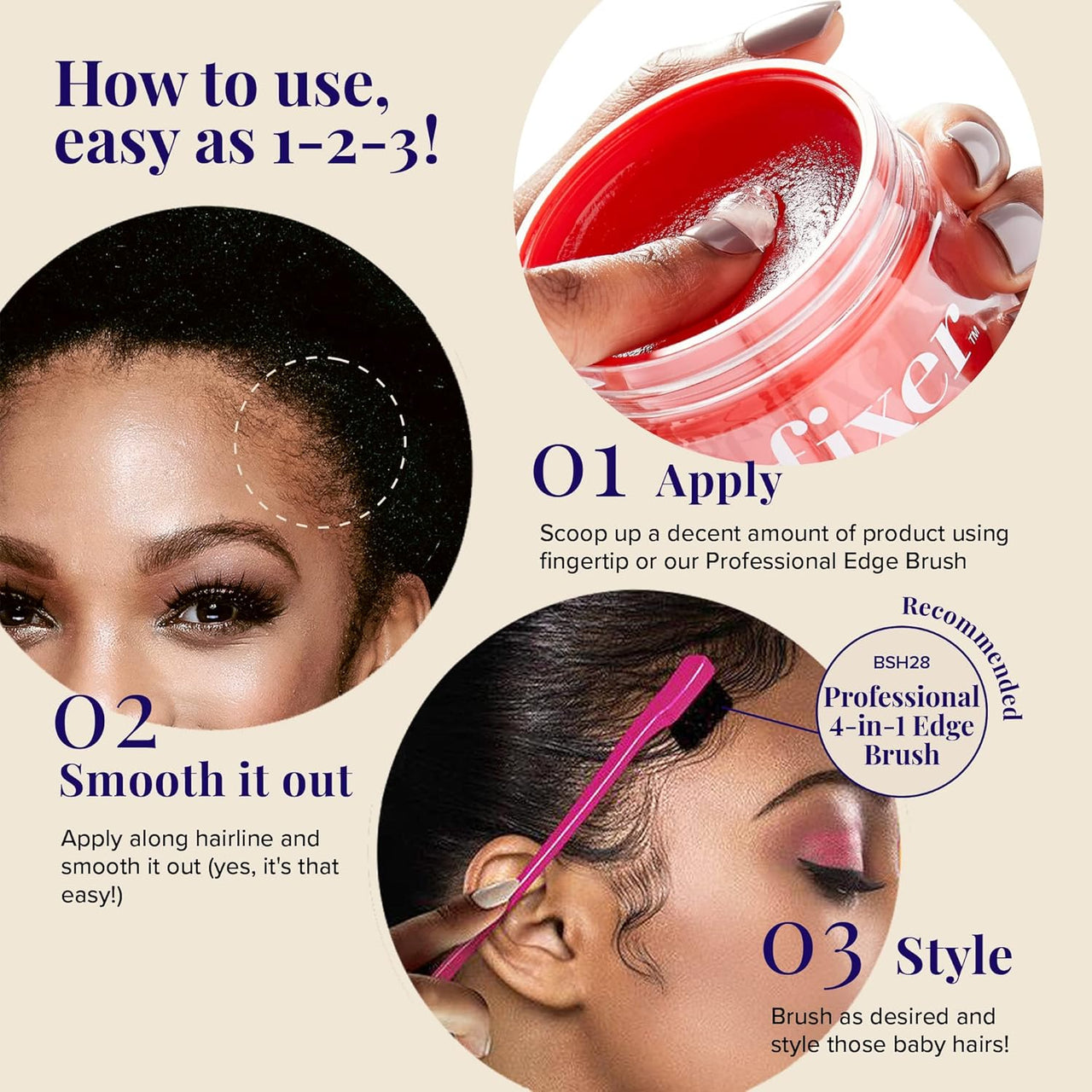 RED by Kiss Edge Fixer 24 Hour Max Hold – Strawberry Acai (100 mL)