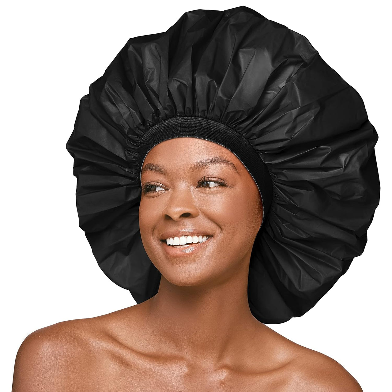 Red by Kiss Colors & Care Premium Shower Cap Extra Large (1 Count)