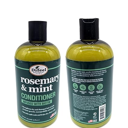 Difeel Rosemary & Mint Strengthening Conditioner 12 Oz - Elevate Styles