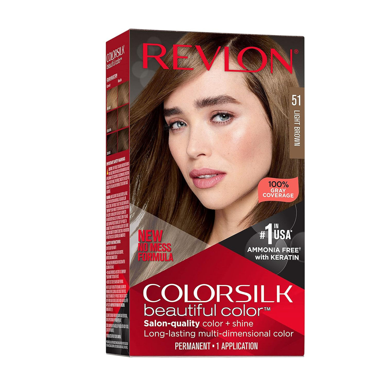 Revlon Colorsilk Beautiful Color 51 Light Brown - Elevate Styles
