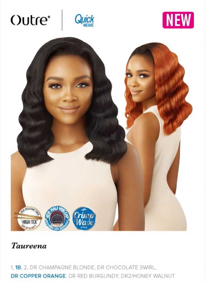 Outre Synthetic Quick Weave Half Wig Taureena-HT - Elevate Styles