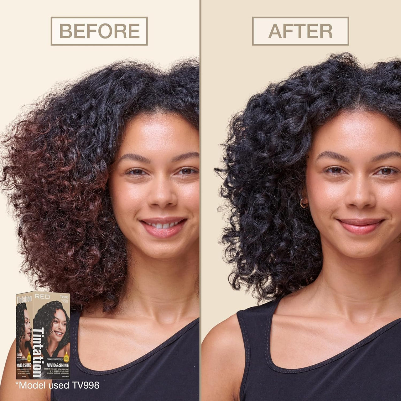Red Tintation Vivid & Shine Hair Color Light Brown TV700 - Elevate Styles