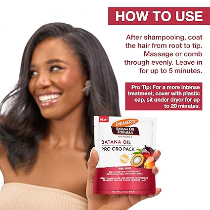 Palmer's Batana Oil Formula with Vitamin E Batana Oil Pro Gro Pack 2.1 oz.