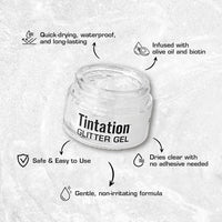 Thumbnail for Kiss Tintation Glitter Gel Silver 1.01 oz. - Elevate Styles