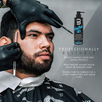 Thumbnail for L3VEL3 Shaving Gel – Aqua (16.9 fl. oz. / 500 mL)