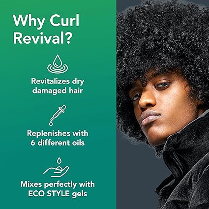 Eco Style Gel Boosters Curl Revival Mix In Oil Serum 4 fl. oz. - Elevate Styles