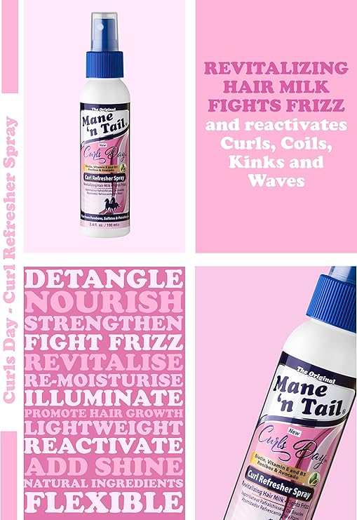 Mane 'n Tail Curls Day Daily Moisture Lotion 5.5 oz. - Elevate Styles
