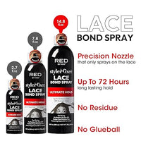 Thumbnail for RED by KISS Styler Fixer Lace Bond Spray Ultimate Hold 14.8 fl. oz. - Elevate Styles