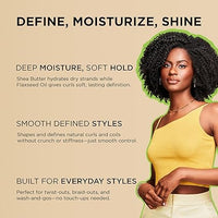 Thumbnail for African Pride Moisture Miracle Shea Butter & Flaxseed Oil Moisturize & Define Curling Cream 12 oz. - Elevate Styles