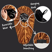 Thumbnail for RED by Kiss Adjustable Ultra Silky Satin Bonnet Braid Brown (HQ223)