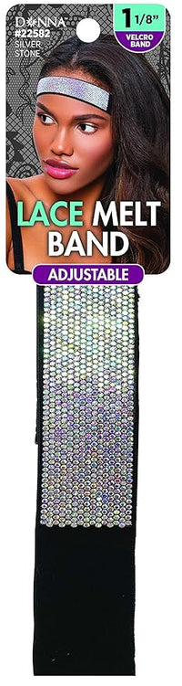 Thumbnail for Donna Lace Melt Band Adjustable Silver Stone 22582 - Elevate Styles