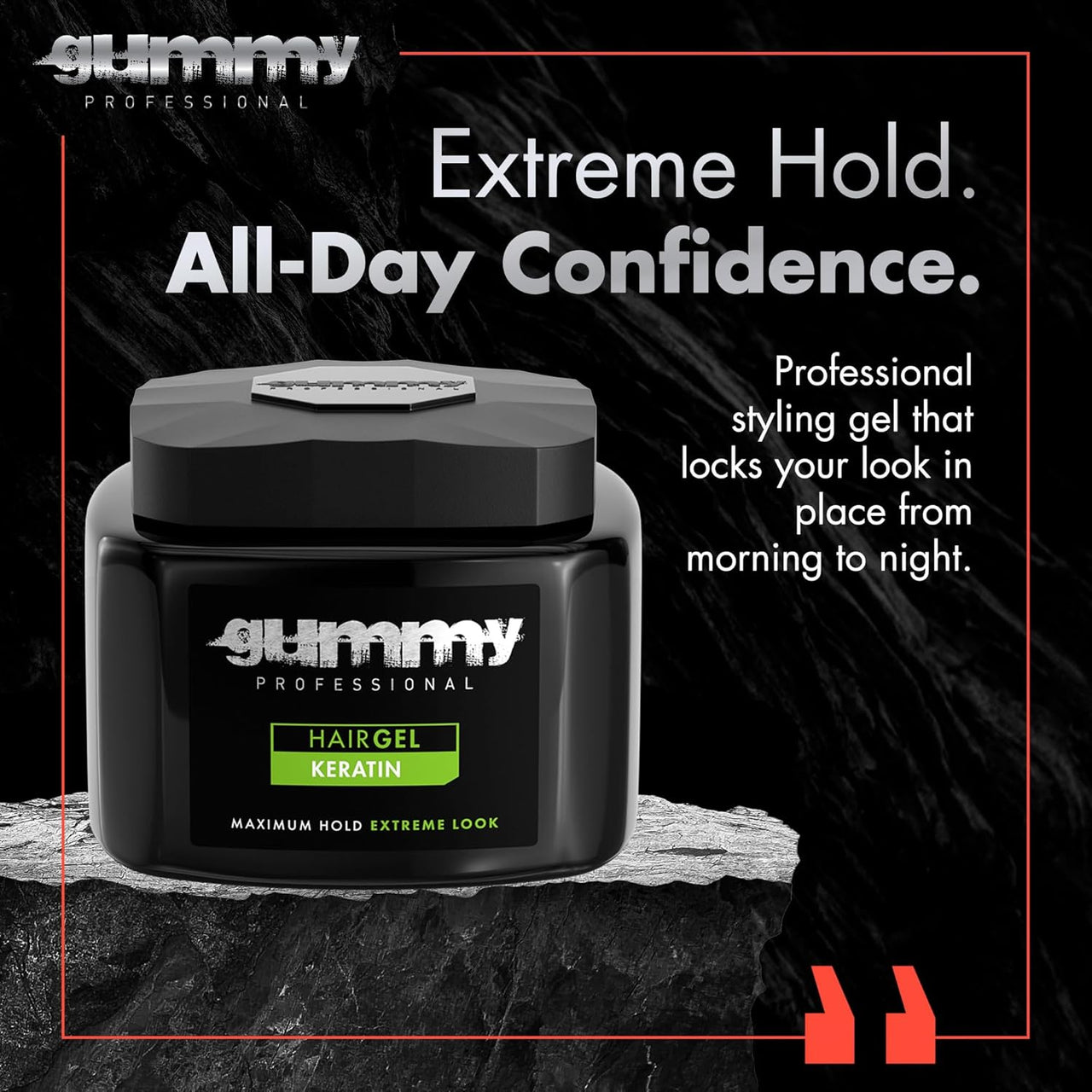 Gummy Professional Keratin Hair Gel – Maximum Hold & Extreme Look (700 ml)