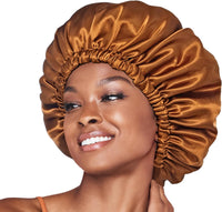 Thumbnail for RED by Kiss Adjustable Ultra Silky Satin Bonnet X-Large Brown (HQ220)