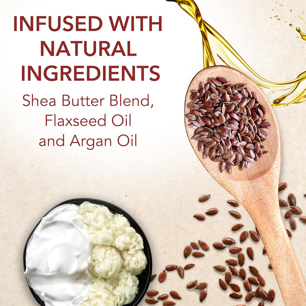 Creme of Nature Butter Blend & Flaxseed Double Duty Detangle & Slip Rinse-Out & Leave-In Conditioner 12 Fl. Oz.